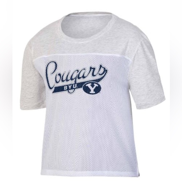 Rivalry Threads, Women’s, BYU Cougers, Mesh, Yoke, T-Shirt. - Picture 2 of 7